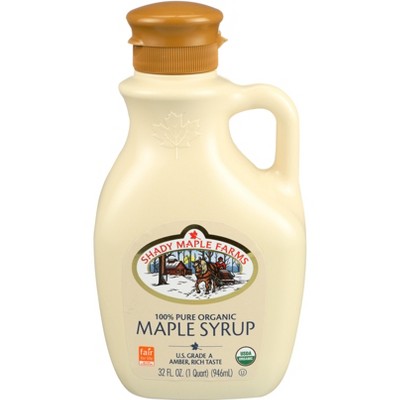 Shady Maple Farms Organic Amber Rich Taste Maple Syrup Case Of 6 32