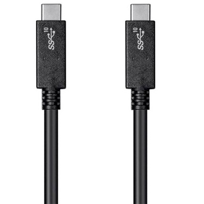 Monoprice Essentials Select Series 3.1 USB-C to USB-C Gen 2, 5A, 10 Gbps, 0.5m (1.6ft), use with Samsung Galaxy S9 S8 Note 8, Pixel, LG V30 G6 G5, Nin