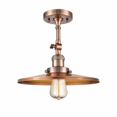 Innovations Lighting Appalachian Light Semi Flush Mount In Antique