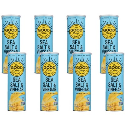 The Good Crisp Company Sea Salt Vinegar Potato Crisps Case Of 8 5 6