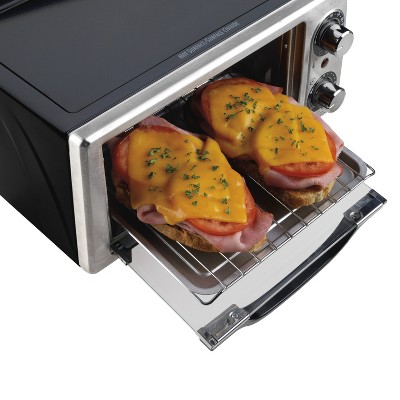 Hamilton Beach Toaster Oven - Black (4 Slice)- 31137