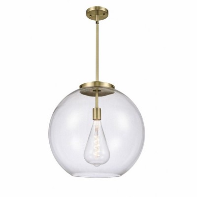 Innovations Lighting Athens Light Pendant In Antique Brass Target