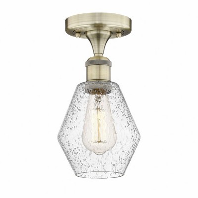 Innovations Lighting Cindyrella 1 Light Semi Flush Mount In Antique