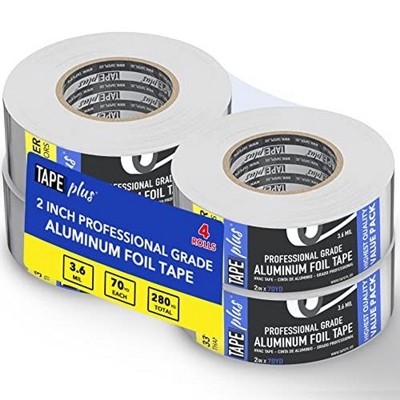 Tape Plus Professional Grade Aluminum Foil Tape Pack Inch By