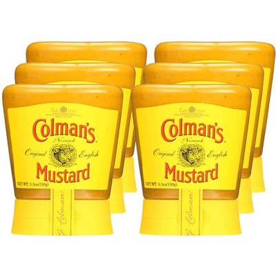 Colman S Original English Mustard Case Of 6 5 3 Oz Target