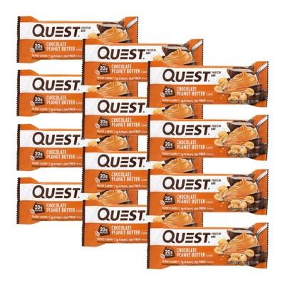 Quest Chocolate Peanut Butter Protein Bar Bars Oz Target