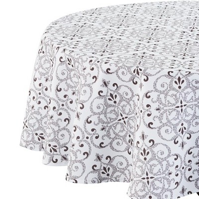 The Lakeside Collection Zippered Outdoor Umbrella Hole Tablecloths