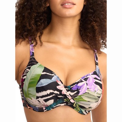 Fantasie Women S Maldives Wrap Full Cup Bikini Top Fs G Black