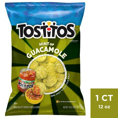 Tostitos Hint Of Guacamole Bite Size Rounds Tortilla Chips 12oz Target