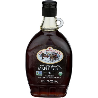 Shady Maple Farms Organic Very Dark Maple Syrup Case Of Fl