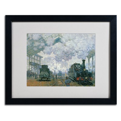 Trademark Fine Art Claude Monet Gare Saint Lazare Arrival Of A Train