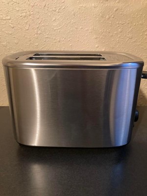 Black Decker Slice Extra Wide Self Centering Toaster In Silver Target