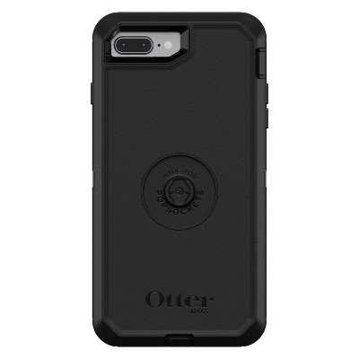 OtterBox Apple iPhone 8 Plus/7 Plus Otter + Pop Defender Case (With PopTop) - Black