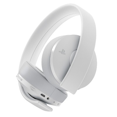 PlayStation 4 Gold Wireless Gaming Headset - White