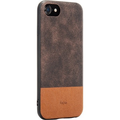 Rocstor Retro Kajsa iPhone 7/iPhone 8 Case - For Apple iPhone 6, iPhone 6s, iPhone 7, iPhone 8 Smartphone - Brown, Tan - Genuine Leather