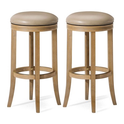 Maven Lane Eva Inch Tall Bar Height Rotating Backless Barstool In