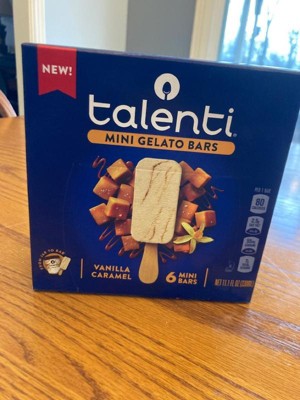 Talenti Vanilla Caramel Frozen Mini Gelato Bars Pk Fl Oz Target