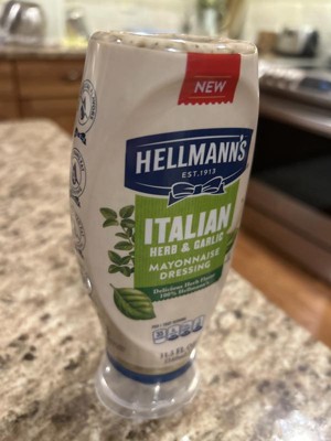 Hellmann S Italian Herb Garlic Mayonnaise Spread Dressing Oz