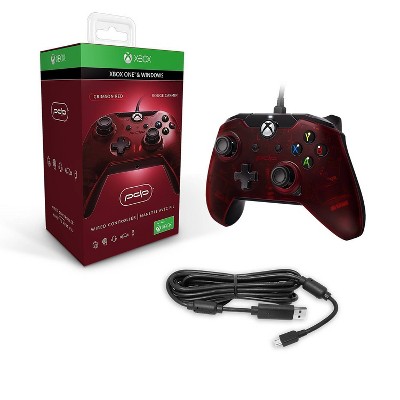 PDP Wired Controller for Xbox One - Crimson Red
