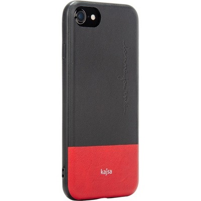 Rocstor Bloc Kajsa iPhone 7/iPhone 8 Case - For Apple iPhone 6, iPhone 6s, iPhone 7, iPhone 8 Smartphone - Bonne Journee - Black, Red