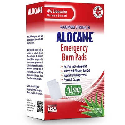 ALOCANE Emergency Burn Pads