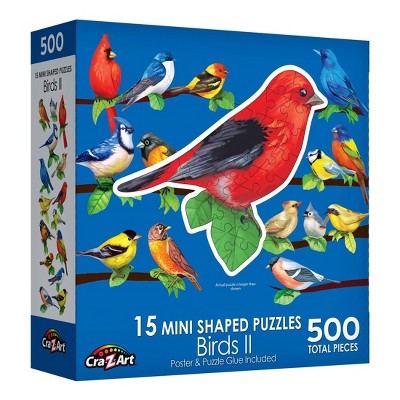 Cra Z Art Roseart Songbirds Ii Pc Mini Shaped Puzzle Target