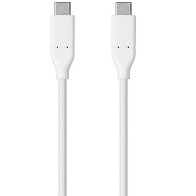 Monoprice Essentials Select Series 2.0 USB-C to USB-C, 3A, 480 Mbps, 0.5m (1.6ft), use with Samsung Galaxy S9 S8 Note 8, Pixel, LG V30 G6 G5, Nintendo
