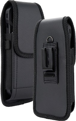 Nakedcellphone Vegan Leather Case Pouch With Clip And Belt Harness For