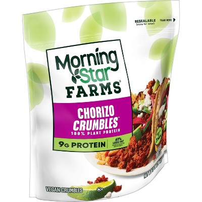 Morningstar Farms Frozen Plant Based Veggie Chorizo Crumbles Oz