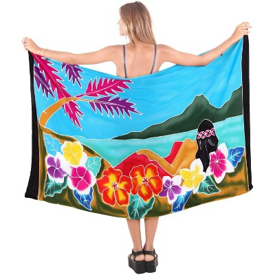 La Leela Women S Summer Bikini Wraps Beach Wrap Sarong Swimwear Cover