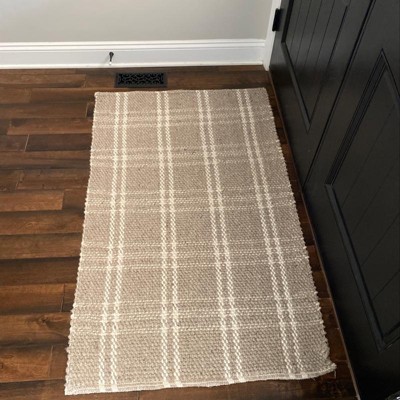 Cottonwood Plaid Wool Cotton Area Rug Threshold Designed With Studio