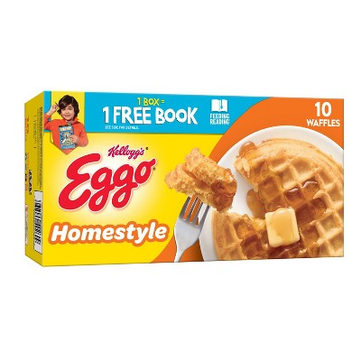 Kellogg S Eggo Frozen Homestyle Waffles 12 3oz 10ct Target