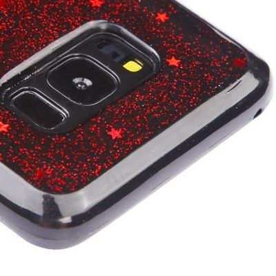 MYBAT For Samsung Galaxy S8 Red Black Starry Sky TPU Case Cover