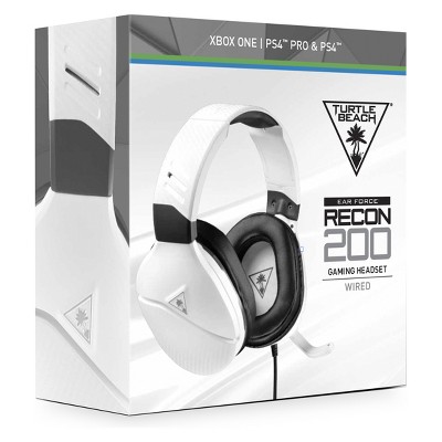 Turtle Beach Recon 200 Amplified Gaming Headset for Xbox One/PlayStation 4 Pro/PlayStation 4 - White