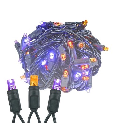 Novelty Lights Purple Orange True Twinkle 100 Twinkle 5mm Led