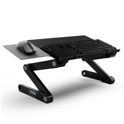 Uncaged Ergonomics Workez Adjustable Height Tilt Keyboard Stand Black