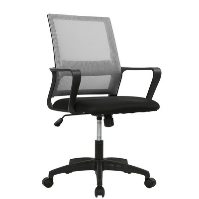 Fdw Home Office Chair Mid Back Mesh Computer Chair Lumbar Support