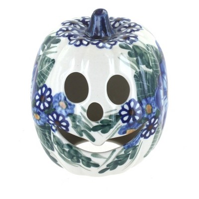 Blue Rose Polish Pottery Clementine Small Cheeky Pumpkin Luminary Target