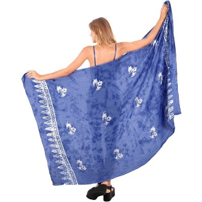 La Leela Women S Summer Bikini Wraps Beach Wrap Coverup Sarong Skirt