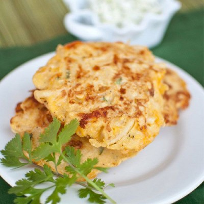 Jalapeno Mac & Cheese Griddle Cakes
