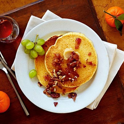 Archer Farms Pumpkin Pancakes With Praline Bacon And Honeyed Butter