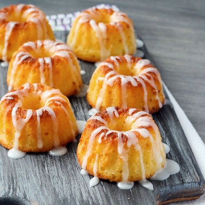 Lemon-Lime Miniature Bundt Pound Cakes
