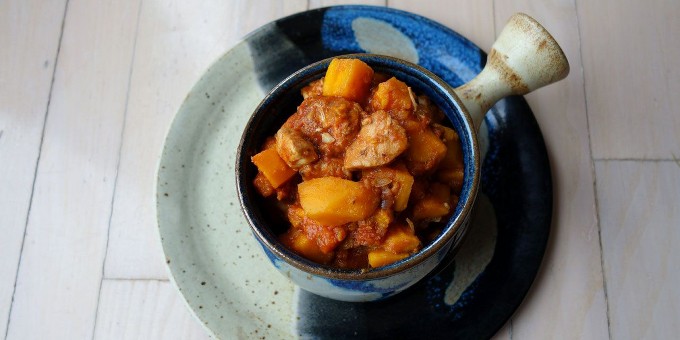 Chicken, Carrot and Sweet Potato Stew