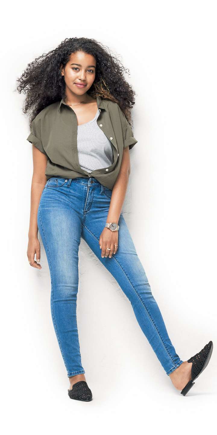 high waisted jeans target