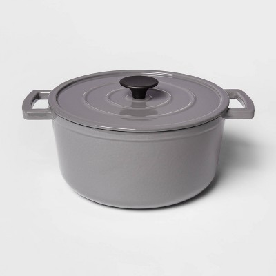 Enameled Cast Iron Dutch Oven Cream - Hearth & Hand™ With Magnolia : Target