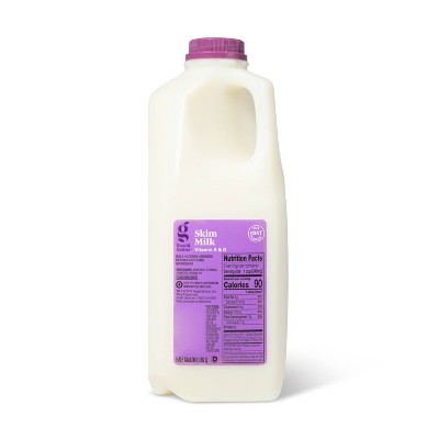 Skim Fat Free Milk - 0.5gal - Good &#38; Gather&#8482;