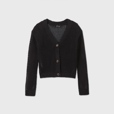 little girls black sweater