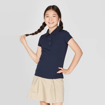 Girls School Uniform Polo Shirts