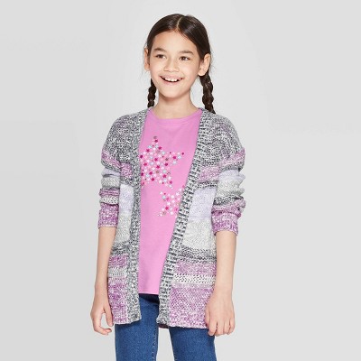 pink fuzzy cardigan target
