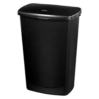 Plastic 45L Touch Top Bin Blue Lid Recycling Rubbish Waste Refuse Recycle Bins 